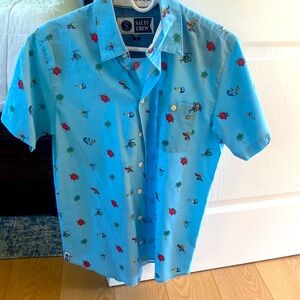 salty crew, men’s size small button-down shirt never worn